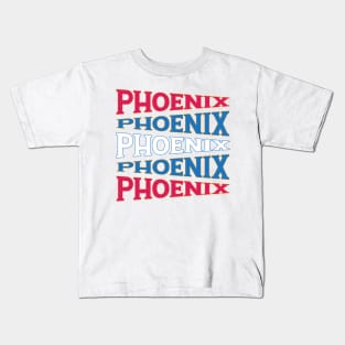 TEXT ART USA PHOENIX Kids T-Shirt